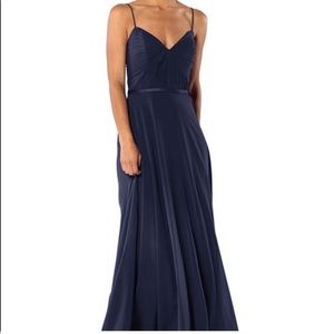 Brideside midnight blue dress